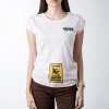 Dámské tričko Pitcha CAUTION white
