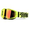 Okuliare Pitcha FURIOUS fluo/black - red mirrored