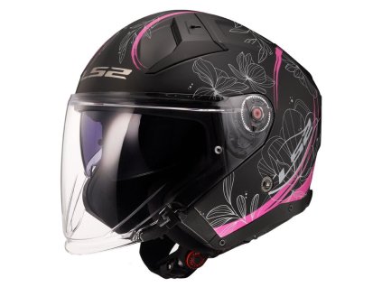 Kask Motocyklowy KASK LS2 OF603 INFINITY II LOTUS MATT PINK 06 z Pinlockiem HOMOLOGATION ECE 22.06 Kask damski