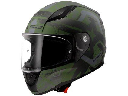 LS2 FF353 Rapid II Thunder Birds Matt Military