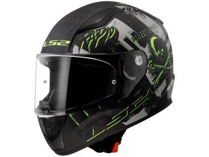 LS2 FF353 Rapid II Pirates Matt Titanium