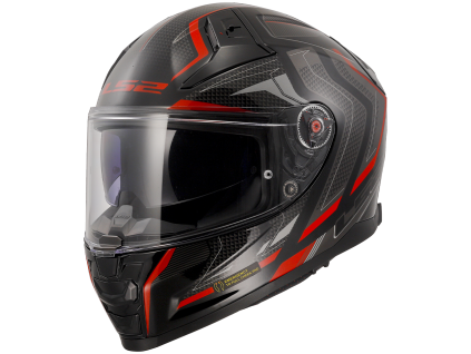 LS2 FF811 Vector II Alizer Black Red