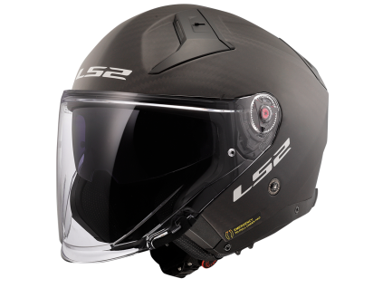 Otevřená přilba LS2 OF603 Infinity II Solid Matt Carbon