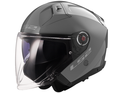 Otevřená přilba LS2 OF603 INFINITY II Solid Nardo Gray