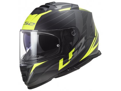 LS2 FF800 Storm Nerve Hi Vis Yellow 1