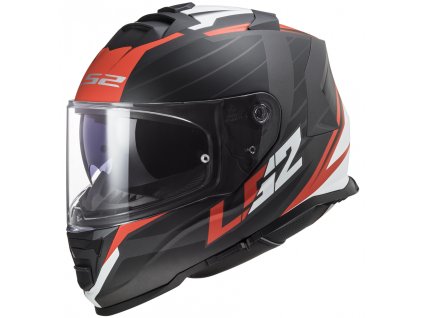 LS2 FF800 Storm Nerve Black Red 1