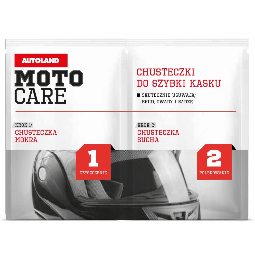 Moto Care - utěrky na přilbu suché a mokré