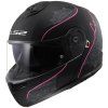 Výklopná přilba LS2 FF908 STROBE II Lux Black Matt Pink