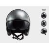 novinka prilba ls2 KASK MOTOCYKLOWY OTWARTY JET LS2 OF599 SPITFIRE SPITFIRE JEANS TITANUM novinka prilba ls2