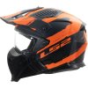 Kask Motocyklowy KASK LS2 OF606 DRIFTER TMUD MATT BLACK ORANGRE 06 homologacja ECE 22.06 nowosc 2025