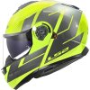 KASK MOTOCYKLOWY LS2 SZCZEKOWY FF908 STROBE II CODE H V YELLOW GREY 06 HOMOLOGATION ECE 22.06 PJ