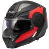 Výklopná přilba LS2 FF902 Scope II Duria Matt Black Red