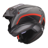 Výklopná přilba LS2 FF908 STROBE II Monza Matt Black Gray Red