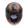 Výklopná přilba LS2 FF908 STROBE II Monza Matt Black Gray Red