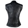 Kožená dámská vesta DURO