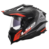 LS2 MX701 Explorer Hexa Black Red Gray