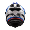 LS2 MX701 Explorer Hexa White Blue Red