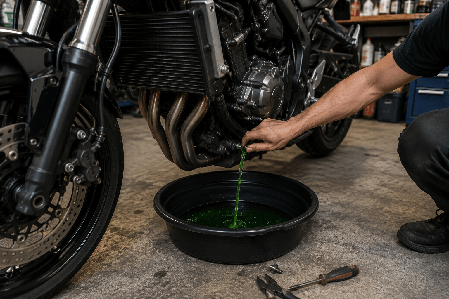 Kdy a proč měnit chladicí kapalinu v motorce