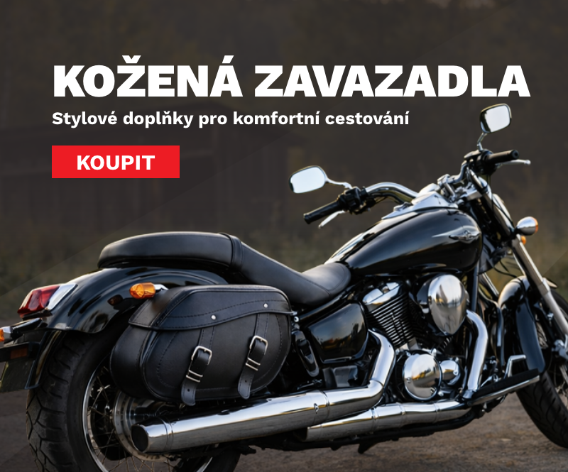 Kvalitně zpracovaná kožené moto brašny, kufry a rolky značky TXR