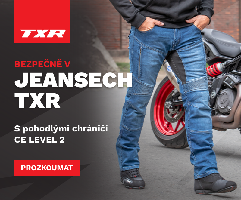 Jeansy na motorku