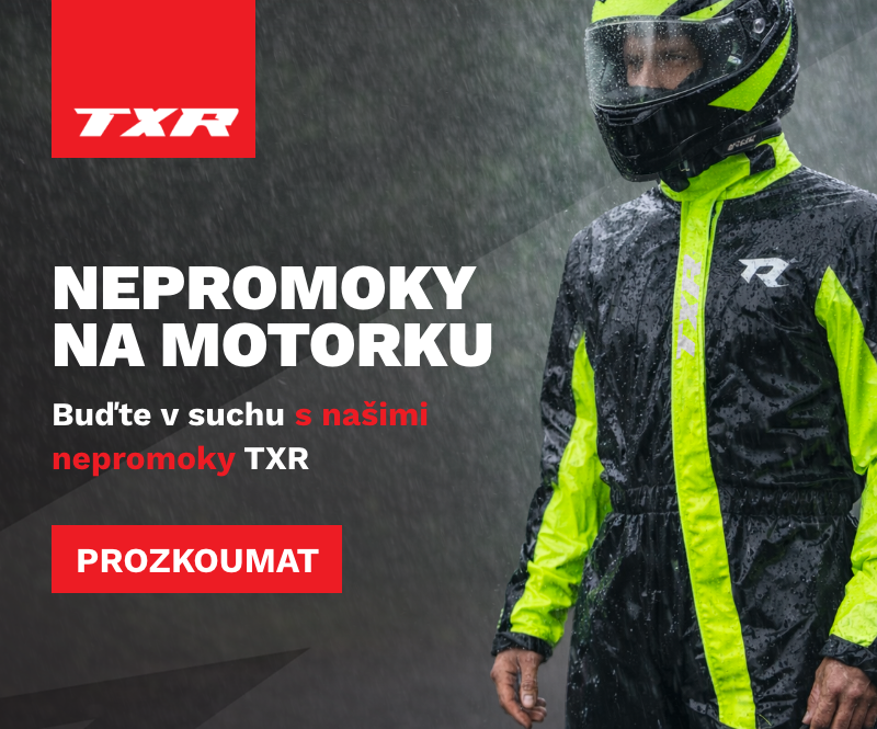 Nepromoky na motorku TXR