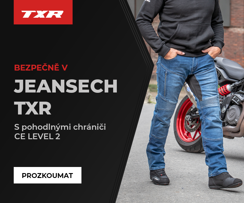 Jeansy na motorku