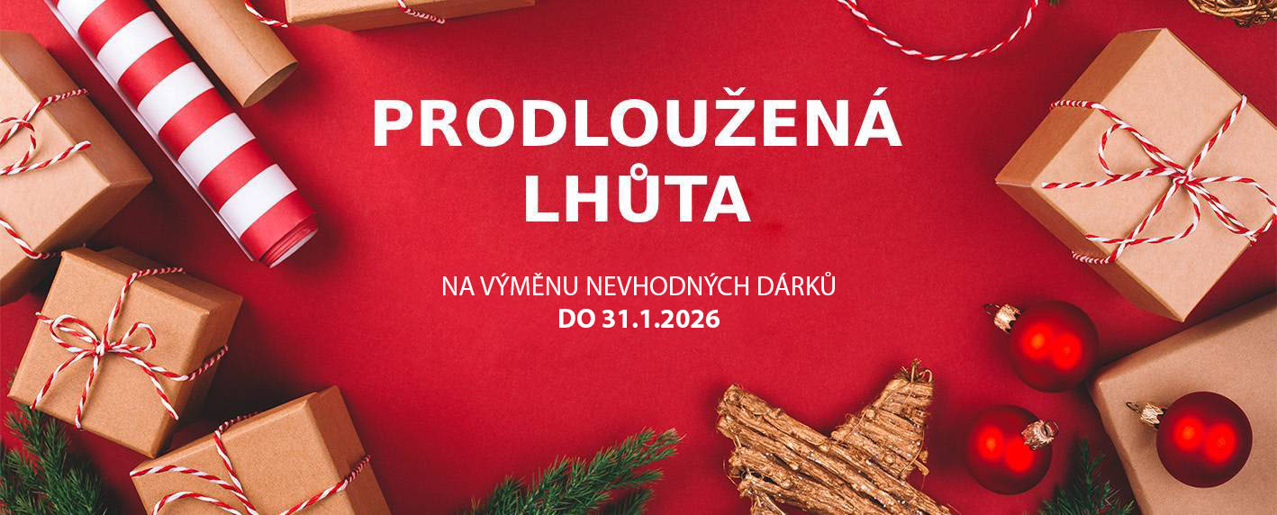 Prodloužená lhůta na výměnu nevhodných dárků do 31.1.2026