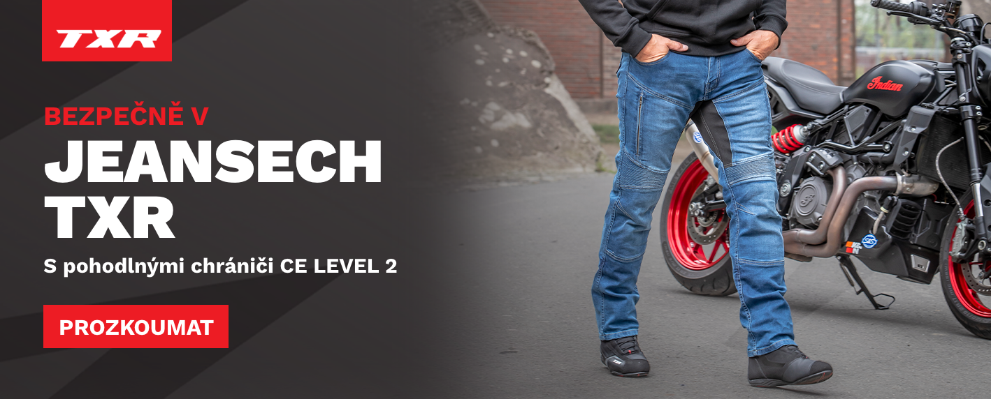 Jeansy na motorku