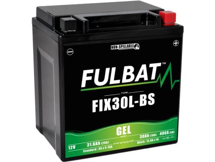 Gelová baterie FULBAT FIX30L-BS GEL