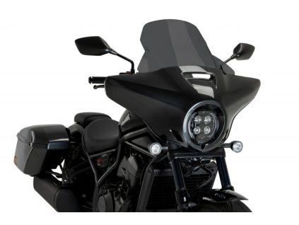 Plexi štít PUIG HIGH - ROAD 21545F tmavá kouřová (Varianta Plexi štít PUIG HIGH - ROAD tmavá kouřová)