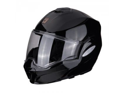 Helma na motorku SCORPION EXO-TECH EVO solid černá (Velikost S)