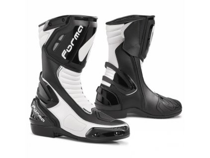 Boty na motorku Forma Freccia černo-bílé