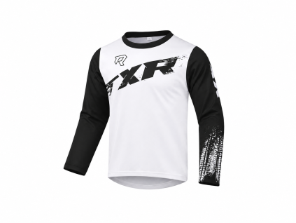 detsky-motokrosovy-dres-txr-pulse-bilo-cerny