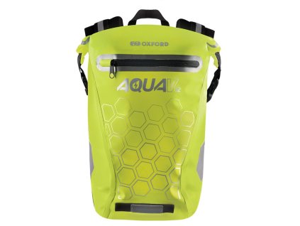 Vodotěsný batoh Oxford AQUA V12 fluo žlutý 12 l