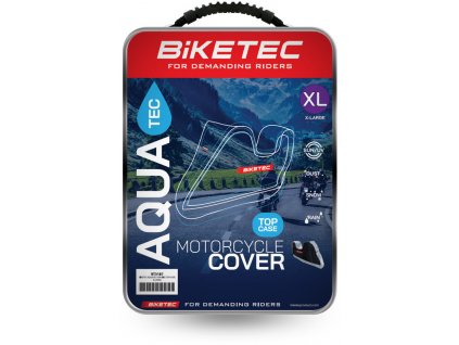 Moto plachta Biketec Aquatec černá/šedá