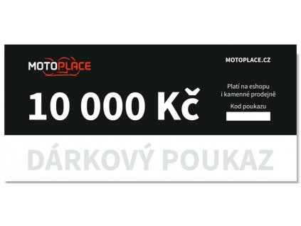 Dárkový poukaz 10 000 Kč