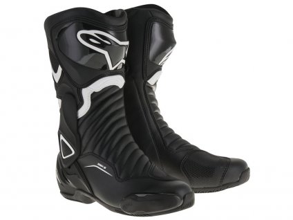 Boty na motorku Alpinestars S-MX 6 černo-bílé