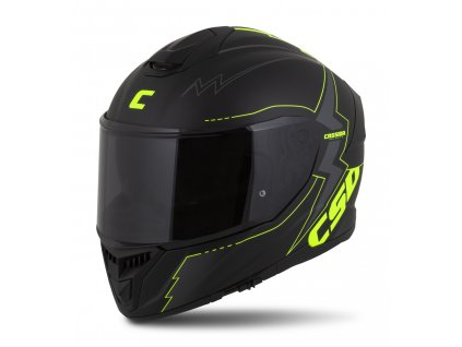 Integrální helma Cassida Integral GT 2.1 Flash černá matná-fluo žluto-tmavě šedá