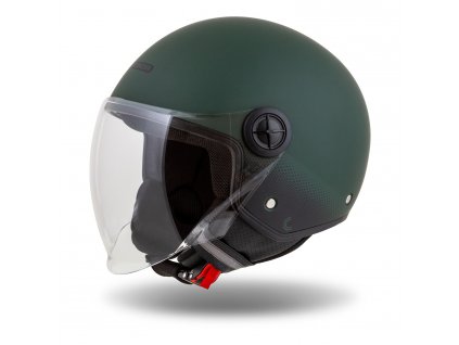 Otevřená helma Cassida Handy zelená matná-černá