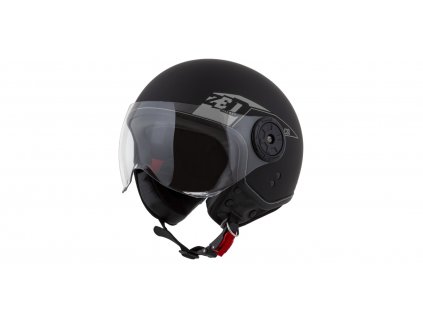 Otevřená helma ZED C30 černá matná-šedá