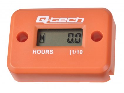 Měřič motohodin Q-TECH oranžový
