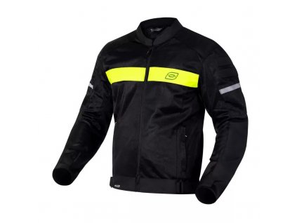 Moto bunda Ozone Dart černo-fluo žlutá