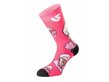 Ponožky Undershield Granny růžové