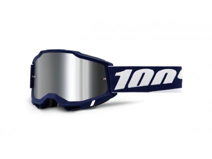 Motokrosové brýle 100% Accuri 2 Mifflin se stříbrným plexi