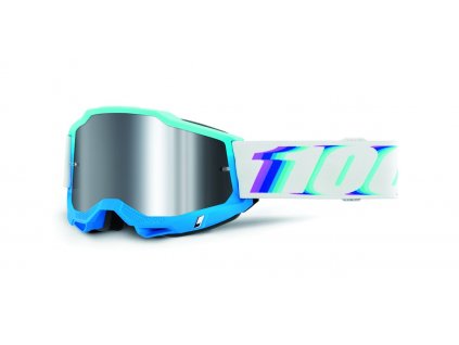 Motokrosové brýle 100% Accuri Stamino se stříbrným zrcadlovým plexi