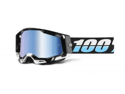 Motokrosové brýle 100% Racecraft Arkana se zrcadlově modrým plexi