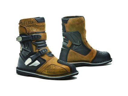 Boty na motorku FORMA TERRA EVO LOW hnědé