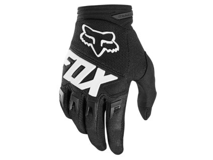 Dětské rukavice na motorku Fox Dirtpaw černo-bílé