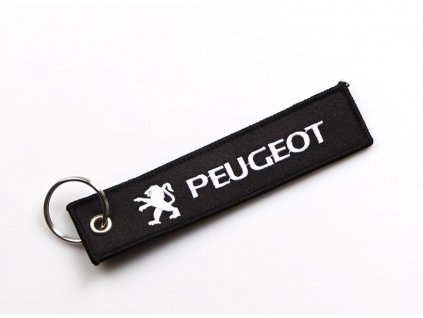 Textilní klíčenka Peugeot
