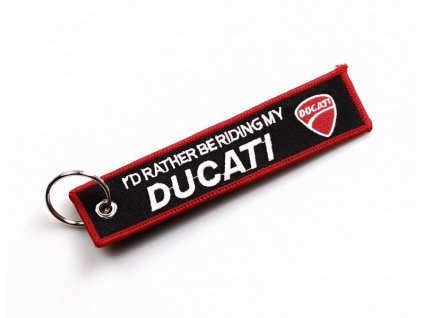 Textilní klíčenka Ducati